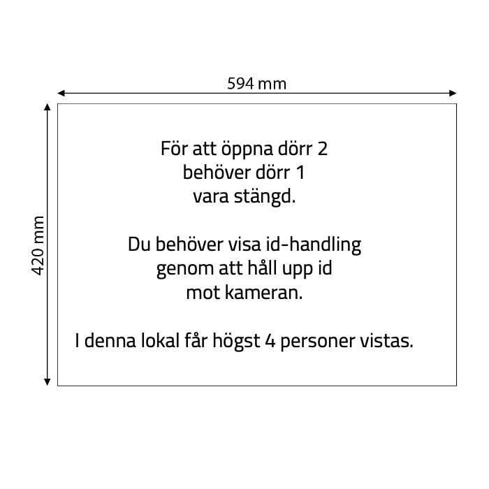 Skapa aluminiumskylt