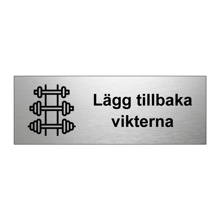 Lägg tillbaka vikterna 3 & Lägg tillbaka vikterna & Lägg tillbaka vikterna