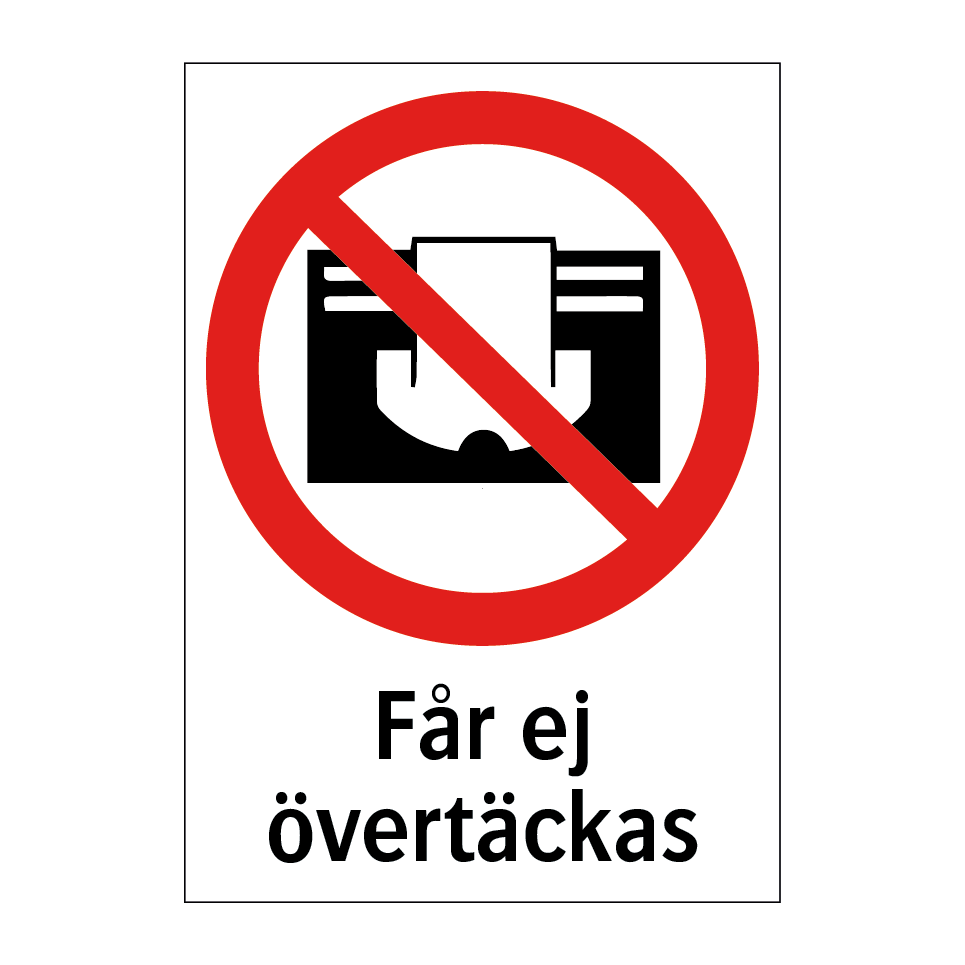 Får ej övertäckas & Får ej övertäckas & Får ej övertäckas & Får ej övertäckas