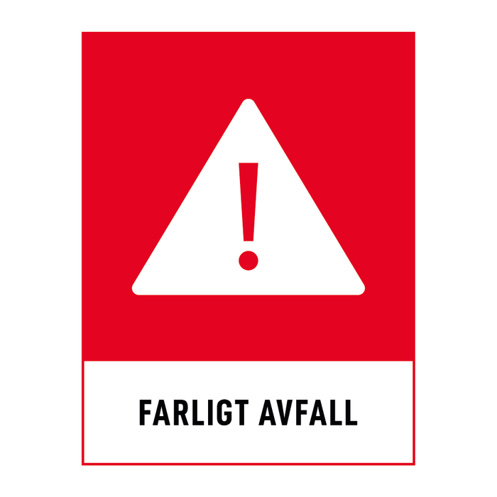 Farligt avfall & Farligt avfall & Farligt avfall & Farligt avfall & Farligt avfall & Farligt avfall