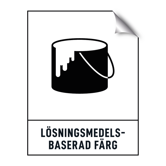 Lösningsmedelsbaserad färg & Lösningsmedelsbaserad färg & Lösningsmedelsbaserad färg