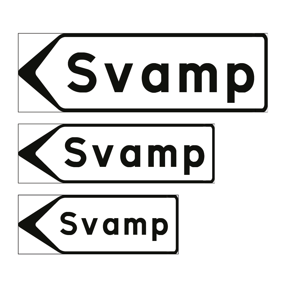 F5-4 Vägvisare inrättning: Svamp & Svamp & Svamp & Svamp & Svamp & Svamp & Svamp